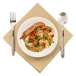 Spaghetti King Prawn 